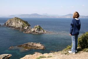 Giens, Var, sentier littoral