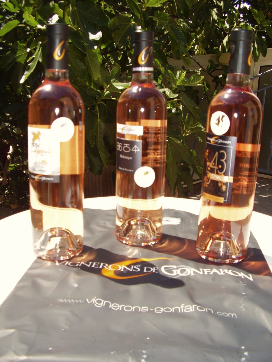 Vin rosé de Provence medallé