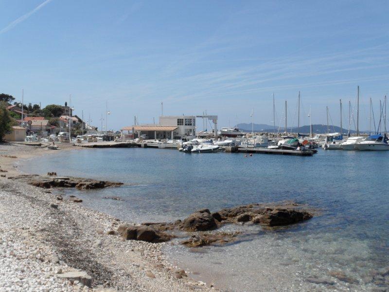 Charming harbour of les Oursinières, Var, France